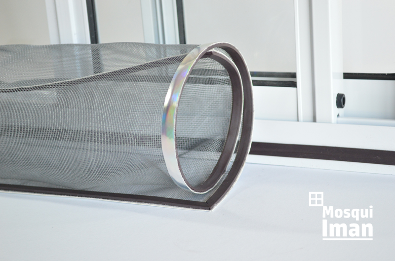 MOSQUI IMAN BORDES FLEXIBLES DE CUERO EFECTO METALIZADOS